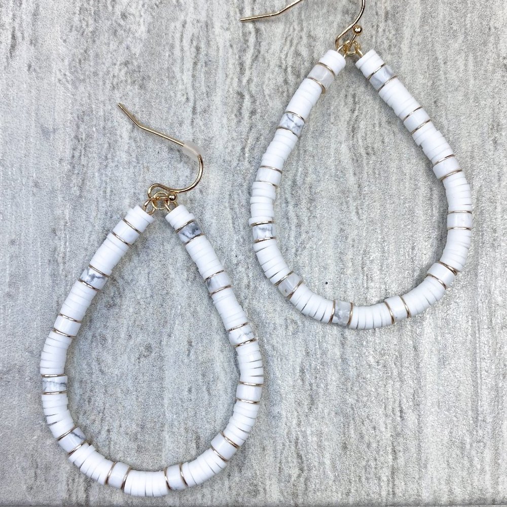 Beaded Teardrop Earrings